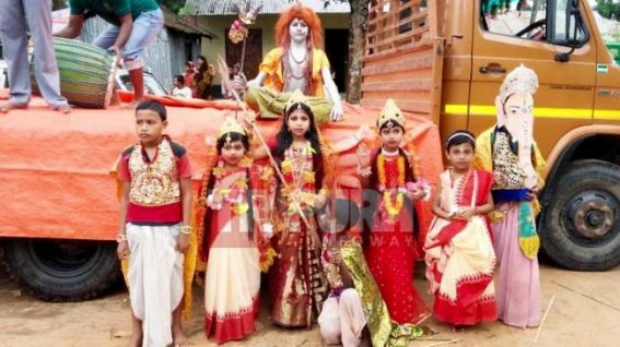Durga Puja celebration is in full wave at South Tripura